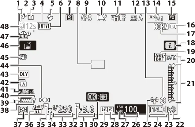 The Camera Display And Control Panel Dot Png Shutter Speed Icon