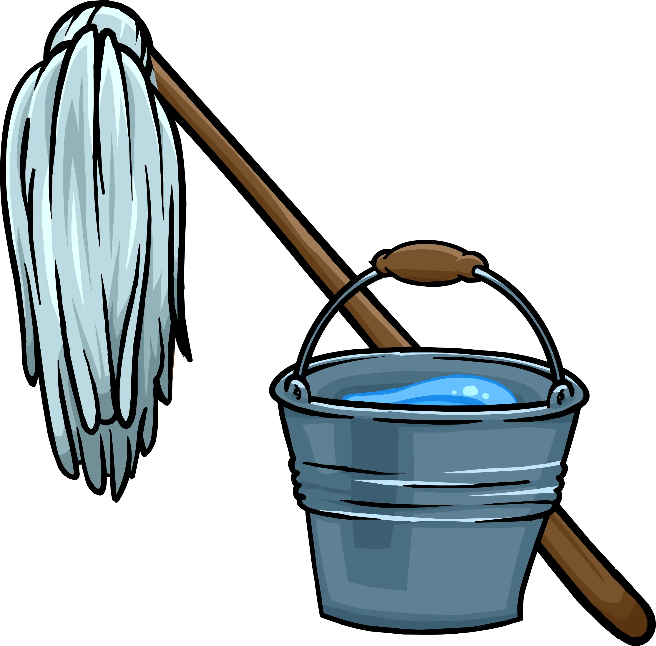 Transparent Background Mop Clipart Png Mop And Bucket Clipart Bucket Transparent Background