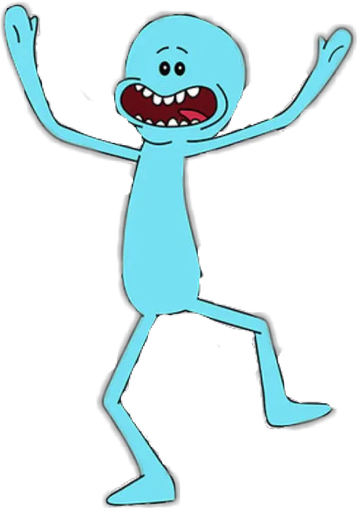 Mr Meeseeks Mrmeeseeks Rickandmorty Mr Meeseeks Transparent Background Png Mr Meeseeks Png