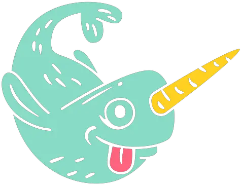 Narwhal Logo Template Editable Design Fish Png Narwhal Icon