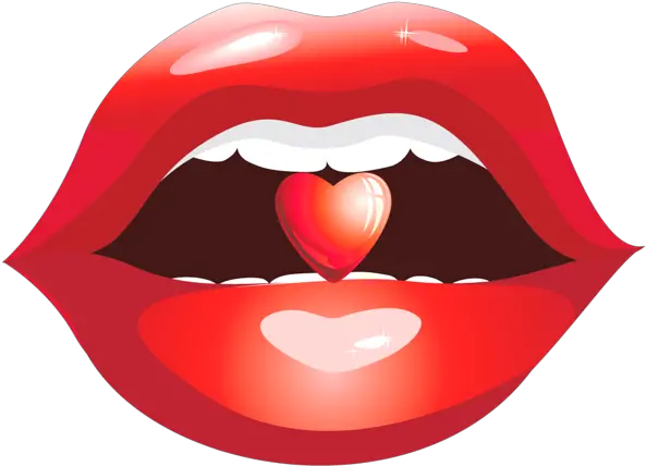 Com Heart Lips Transparent Png Smile Mouth Png