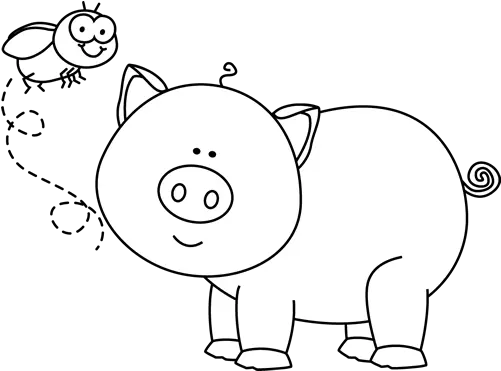 Download Free Png Pig Clipart Black And White My Cute Pig Clipart Black And White My Cute Graphics Pig Clipart Png