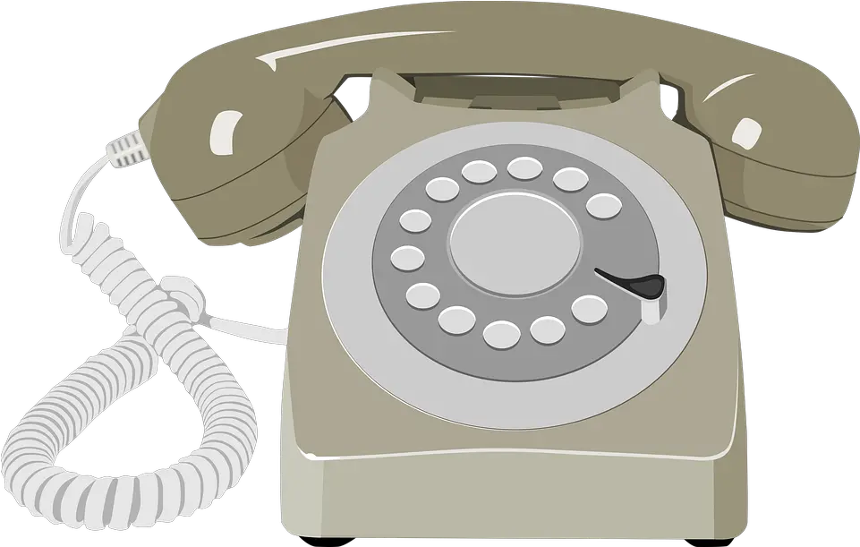 Rotary Dial Telephone Retro Corded Phone Png Retro Phone Icon