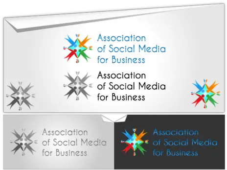 Logo For Social Media Association By Zahdum Horizontal Png Social Business Icon