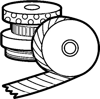 Washi Tape Coloring Page Coloringcrewcom Duct Tape Drawing Png Washi Tape Png