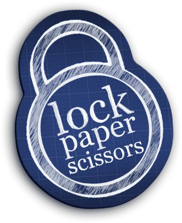 Lock Paper Scissors Logo 600px Circle Png Scissors Logo