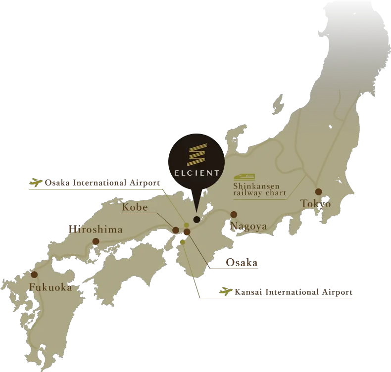 Location Hotel Elcient Kyoto Japan Map Flag Png Japan Map Png