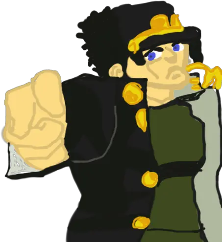 Jotaro Kujo Stardust Crusaders Layer Fist Png Jotaro Kujo Icon