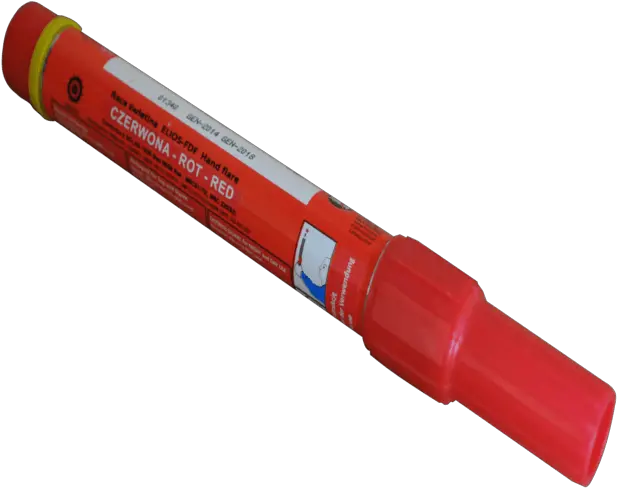 Red Marine Flare 60 Sek Ins Fireworks Cylinder Png Red Flare Transparent