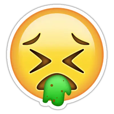 Sick Emoji Transparent Png Throw Up Emoji Png Sick Emoji Png