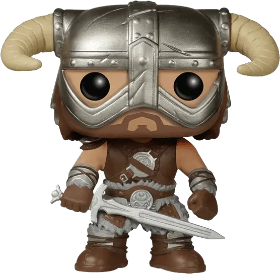 Download Hd Skyrim Dovahkiin Pop Figure Skyrim Pop Vinyl Png Dovahkiin Png