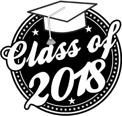 2018 Graduation Window Cling High School T Shirt Designs Png Class Of 2018 Png