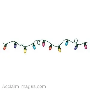 Christmas Lights Page Border Png