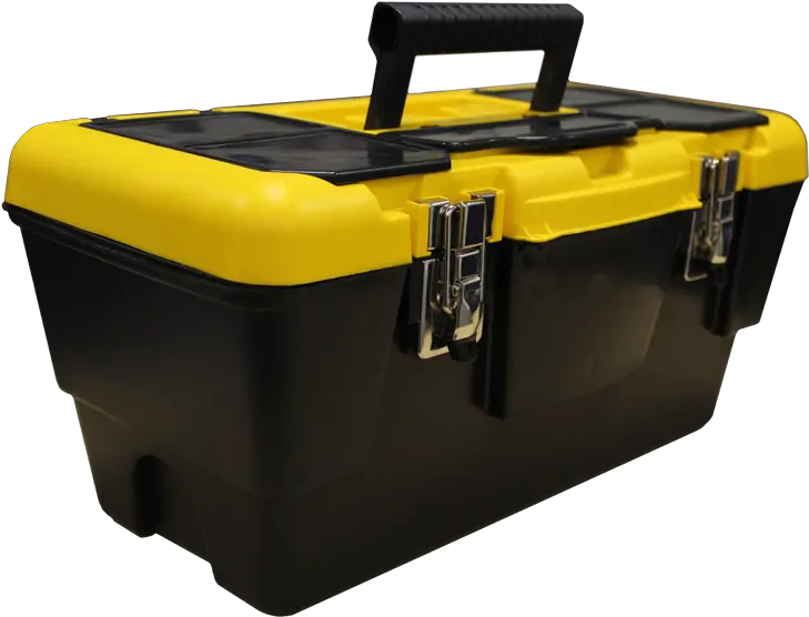 Wonderbin 19u2033 Single Tool Box Black And Yellow In Colour Toolbox Png Tool Box Png