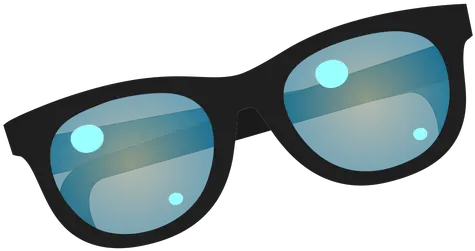 Blue Lens Sunglasses Icon Icono Gafas Png Sunglasses Icon