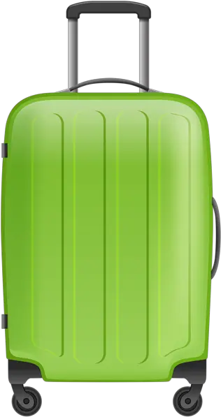 Png Black And White Library Luggage Clipart Trave Green Clip Art Suitcase Png