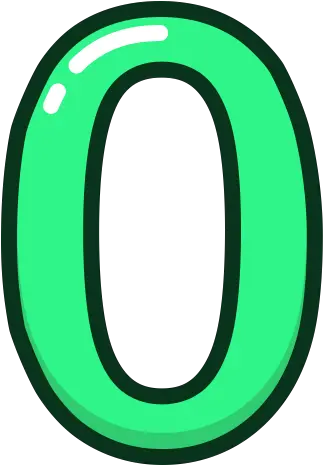 Green Numbers Number Zero Study Icon Zero Icon Png Zero Png