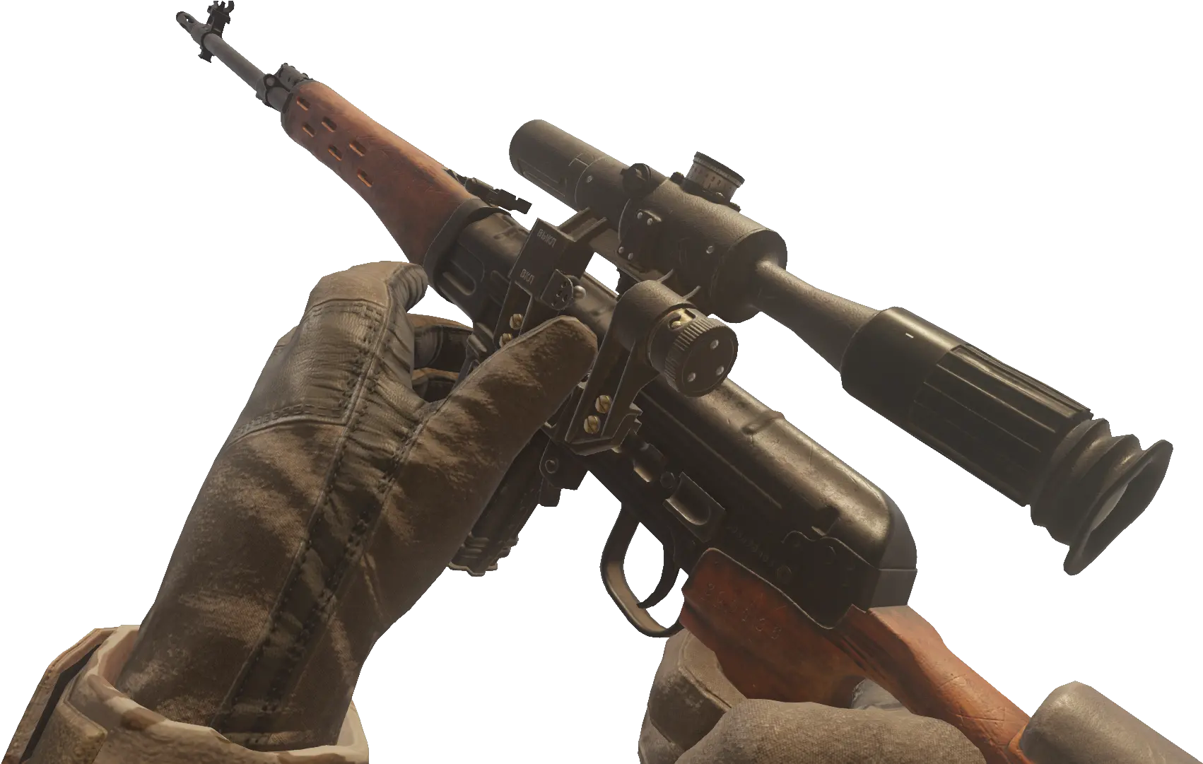 Download Hd Dragunov Inspect Mwr Ww2 Sniper Transparent Sniper Ww2 Png Cod Ww2 Png