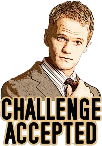 Challenge Accepted Png Hd Challenge Accepted Barney Png Challenge Accepted Png