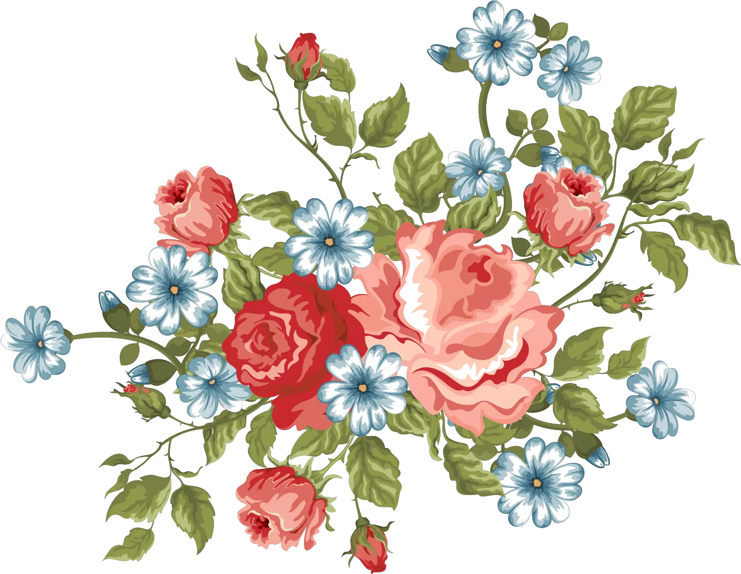 Flowers Png Xxl Flower Embroidery Designs Flowers Print Clipart Png Flowers Png