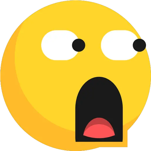 Glared Shocked Surprised Emoji Png Transparent Background Omg Emoji Shocked Emoji Transparent