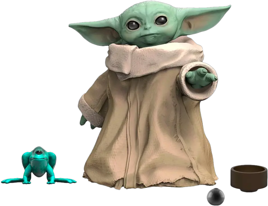 Star Wars The Mandalorian Child Baby Yoda 6u201d Scale Black Series The Child Png Yoda Png
