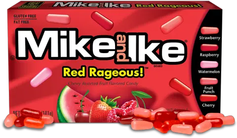 Mike U0026 Ike Red Rageous Mike And Ike Candy Png Ike Png