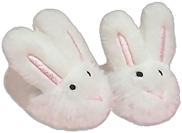Slippers Pajamas Bunny Bunnyslippers Slides Shoe Shoes Stuffed Toy Png Slippers Png