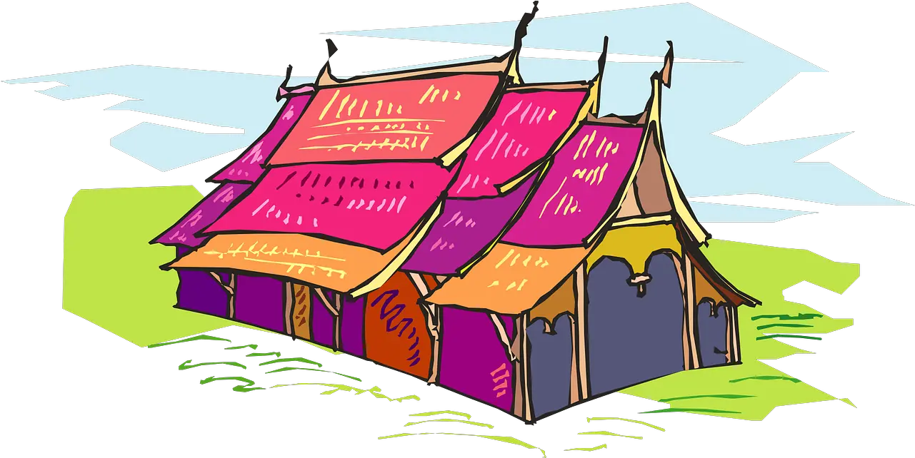 Tent Colored Circus Free Vector Graphic On Pixabay Circus Png Carnival Tent Png