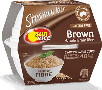 Quick Cups Sunrice Brown Rice Cups Png Rice Transparent