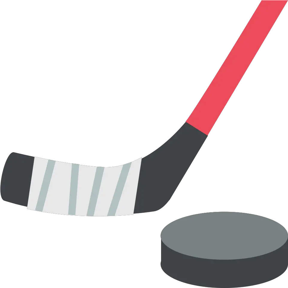 Hockey Emoji Png Clipart Hockey Stick With Puck Hockey Puck Png