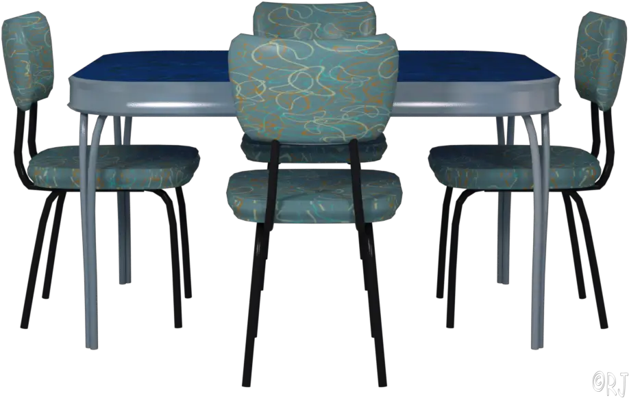 Retro Kitchen Tables Chairs Retro Kitchen Table Transparent Background Png Table And Chairs Png