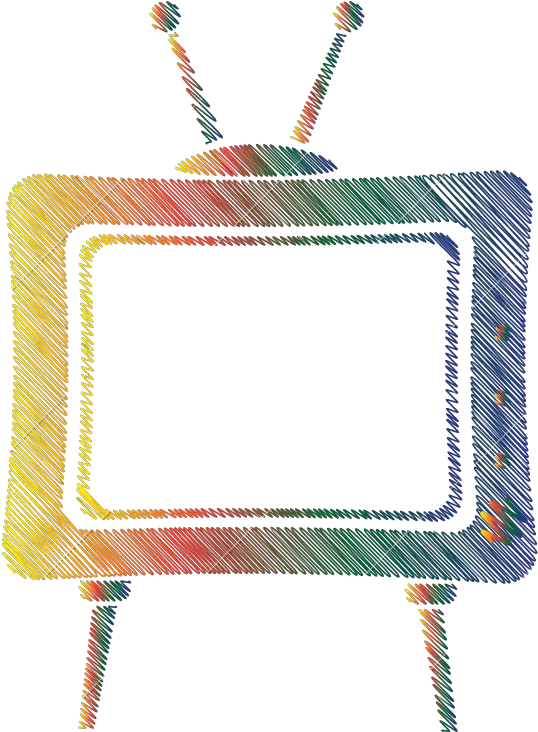 Retro Old Tv Colorful Icon Icons By Canva Clip Art Png Retro Tv Png
