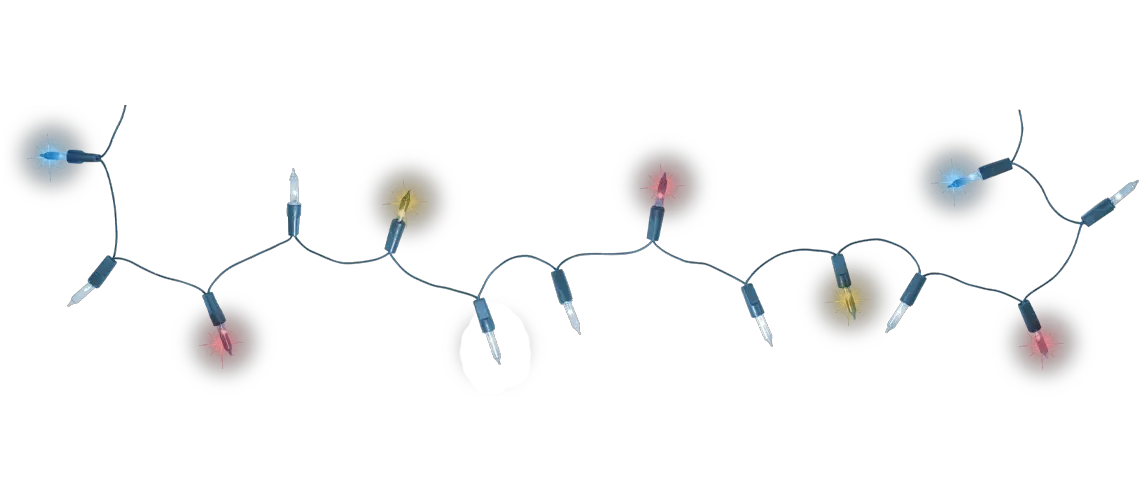 Christmas Garland Lights Png