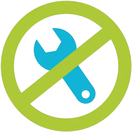 Flat Style No Maintenance Icon Png Maintenance Png