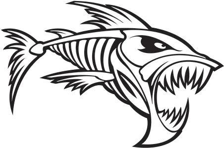 Fish Bone Skeleton Fishing Fish Png Download 600600 Aggressive Fish Clipart Fish Skeleton Png png