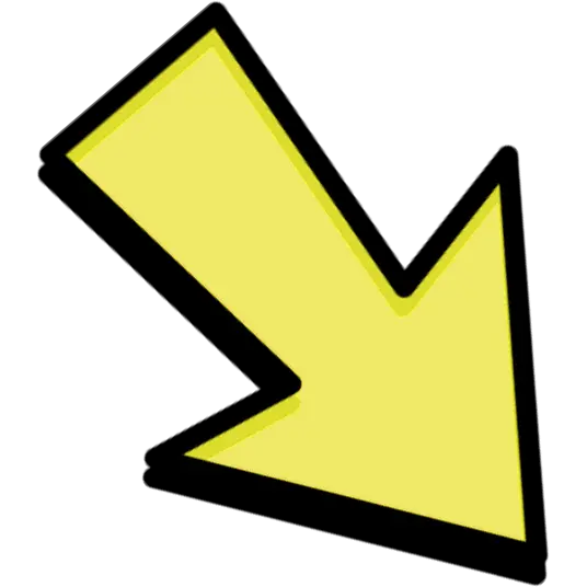 Download Hd Yellow Arrow Transparent Background Arrow For Youtube Thumbnail Png Arrow Transparent Background png