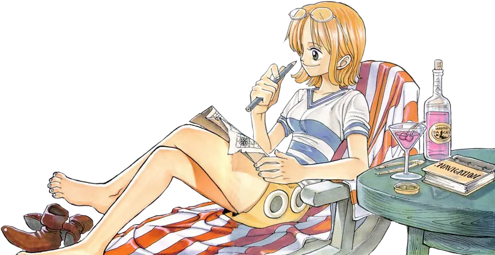 One Piece Nami One Piece With Transparent Background Png Nami Transparent