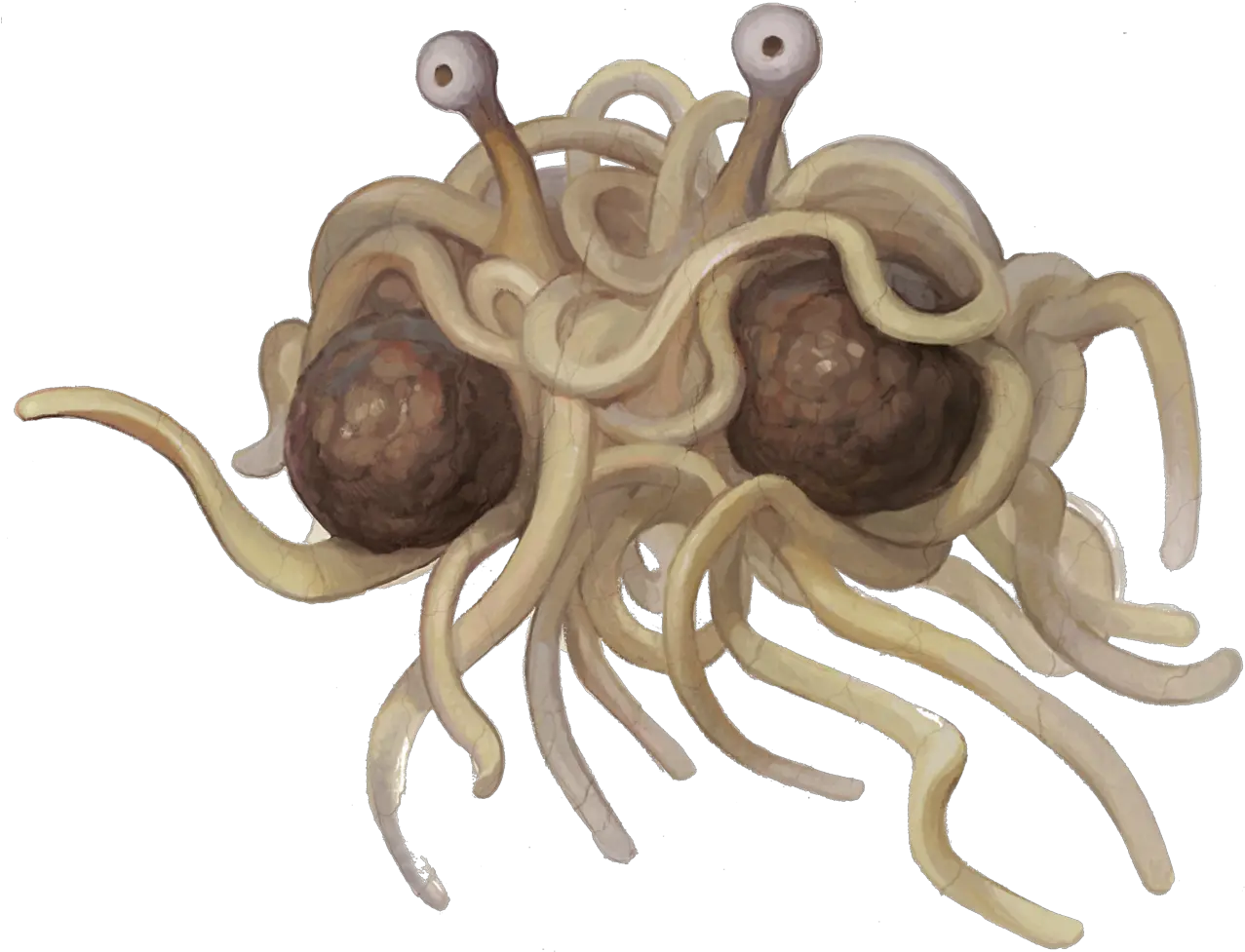 Flying Spaghetti Monster Supermarioglitchy4 Wiki Fandom Flying Spaghetti Monster Png Spaghetti Transparent Background