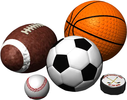 Sports Equipment Png 4 Image Football Baseball Basketball Hockey Sports Png