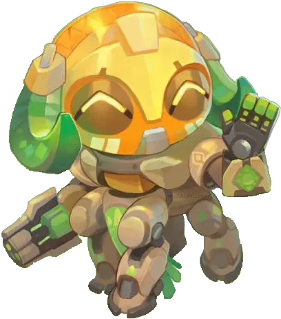 Overwatchorisa Orisa Ow Sticker By Evan Mainoose Cartoon Png Orisa Png