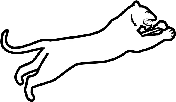 Puma Vector Panther Transparent U0026 Png Clipart Free Download White Panther Clipart Puma Logo Transparent