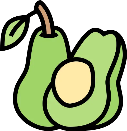 Avocado Free Food Icons Fresh Png Avocado Icon