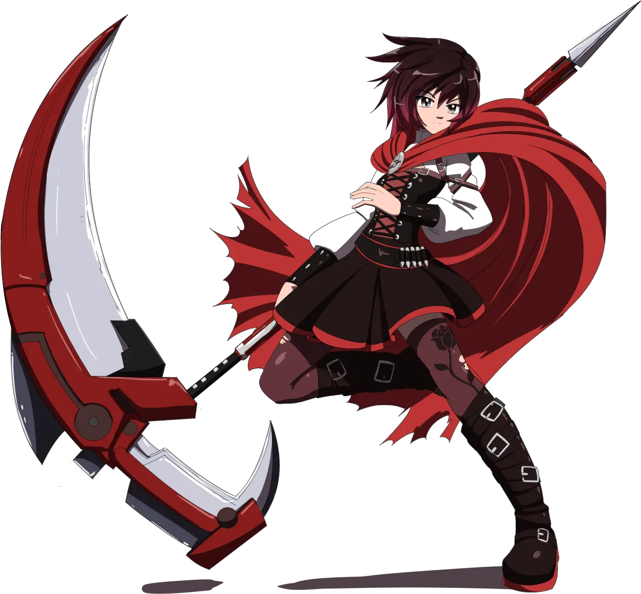 Download Team Rwby Kojiro Brushard Rwby Png Image With Ruby Rose Pose Rwby Rwby Transparent