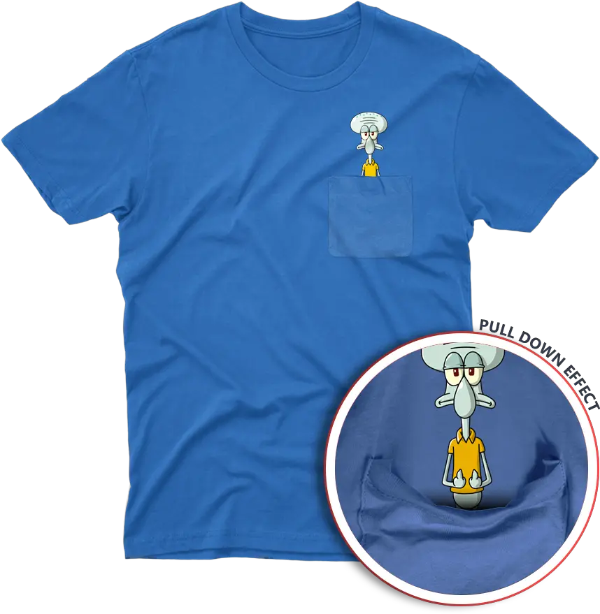 Squidward From Spongebob Squarepants Gru Shirt Png Shirt Pocket Png