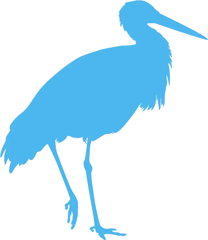 Crane Bird Silhouette Free Vector Silhouettes Creazilla Long Png Crane Bird Png