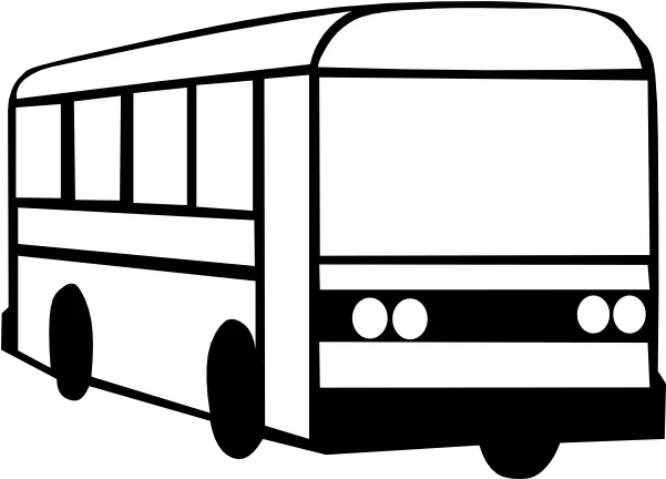 Download Hd Bus Bus Clipart B W Png Bus Clipart Png