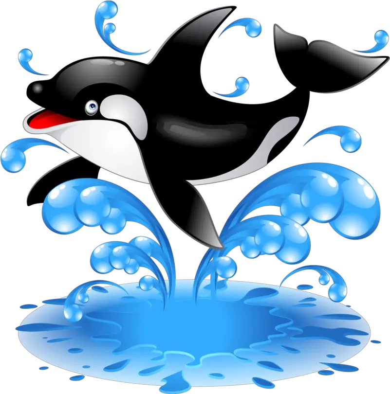 Download Free Png Whale Backgroundkillertransparent Animado Dibujos De Orcas Whale Transparent Background