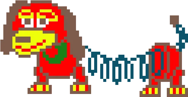 Download Slinky Slink Pixel Art Png Slinky Png