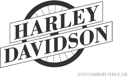 Hipster Branding U2013 Famous Logos Redesigned Logo Png Logo Hipster Harley Davidson Logo Black And White png